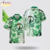 Boston Celtics Floral Tropical Pattern Hawaiian Shirt For Fans Boston Celtics Floral Tropical Pattern Hawaiian Shirt For Fans