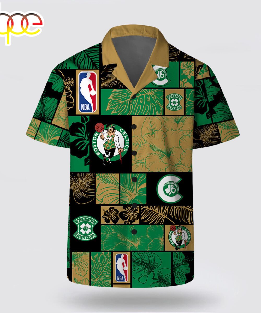 Boston Celtics Logo Team Hawaiian Shirt For Fans