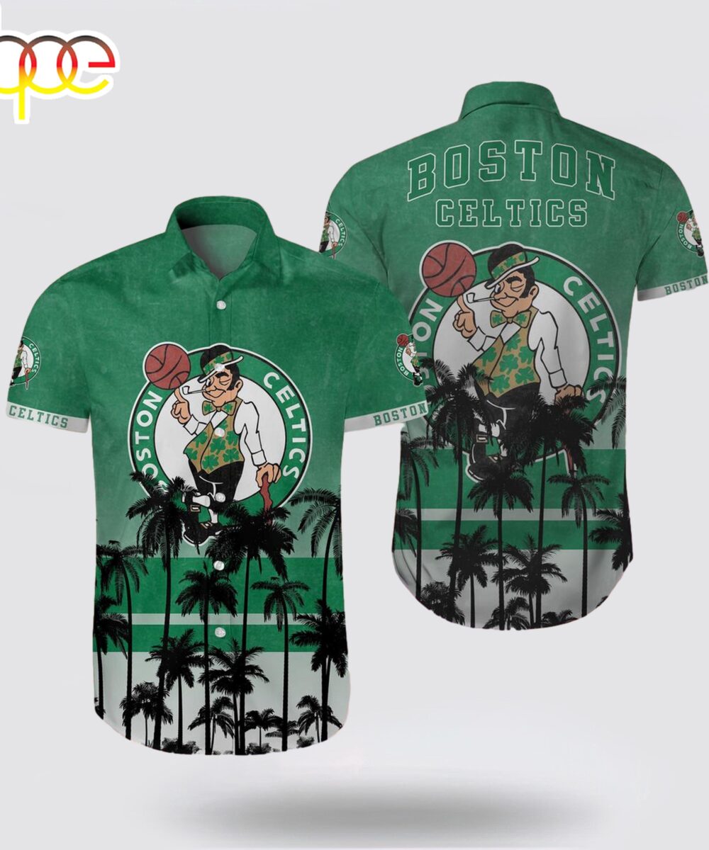 Boston Celtics Tree Tropical l Hawaiian Shirt For Fans