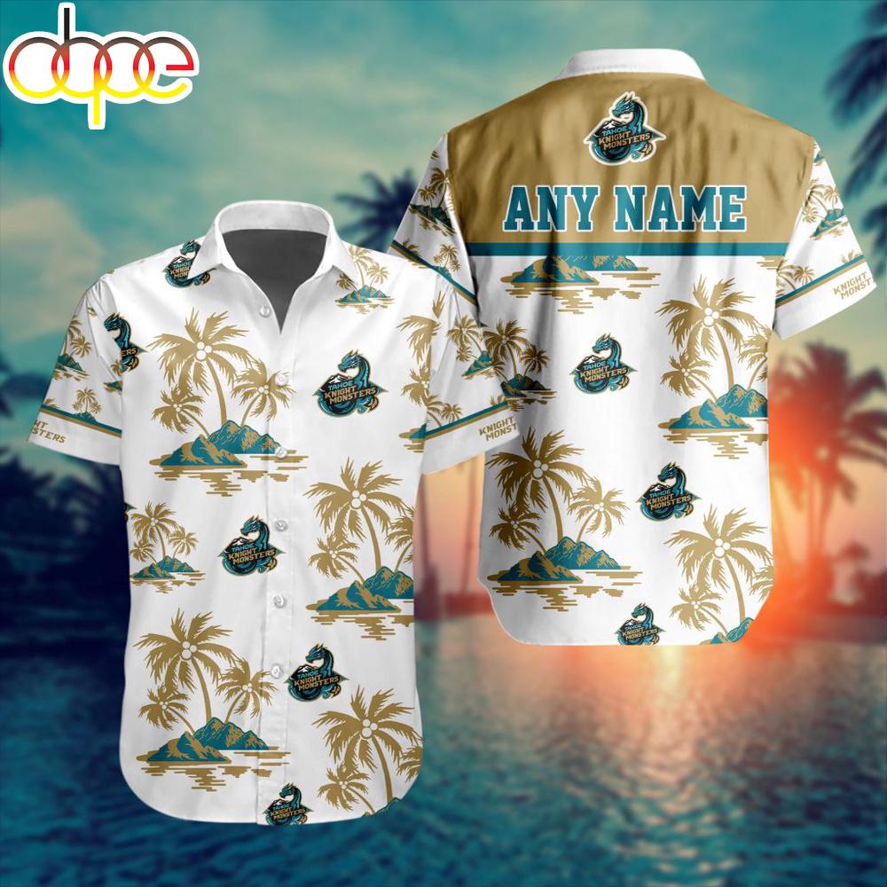 Custom Name ECHL Tahoe Knight Monsters Special Hawaiian Shirt For Fans