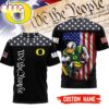 Custom Name Oregon Ducks NCAA We The People 3D T-Shirt Custom Name Oregon Ducks NCAA We The People 3D T-Shirt