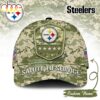 Custom Name Pittsburgh Steelers NFL Salute To Service Baseball Cap Custom Name Pittsburgh Steelers NFL Salute To Service Baseball Cap