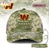 Custom Name Washington Commanders NFL Salute To Service Baseball Cap Custom Name Washington Commanders NFL Salute To Service Baseball Cap