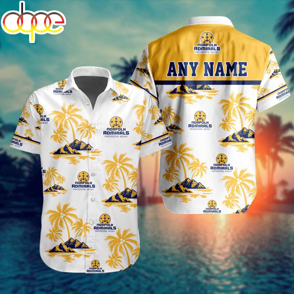 ECHL Norfolk Admirals Special Hawaiian Shirt For Fans