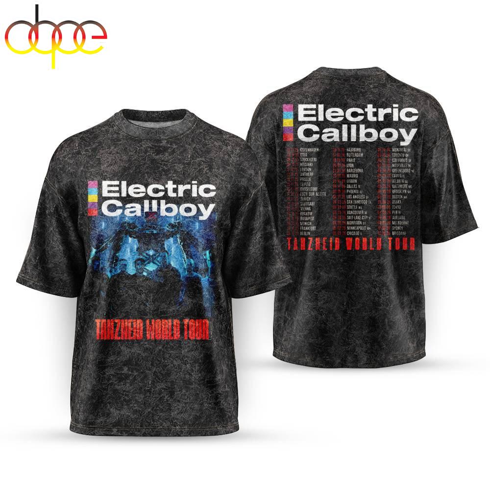 Electric Callboy Tanzheid World Tour All Over Print Shirt For Fans