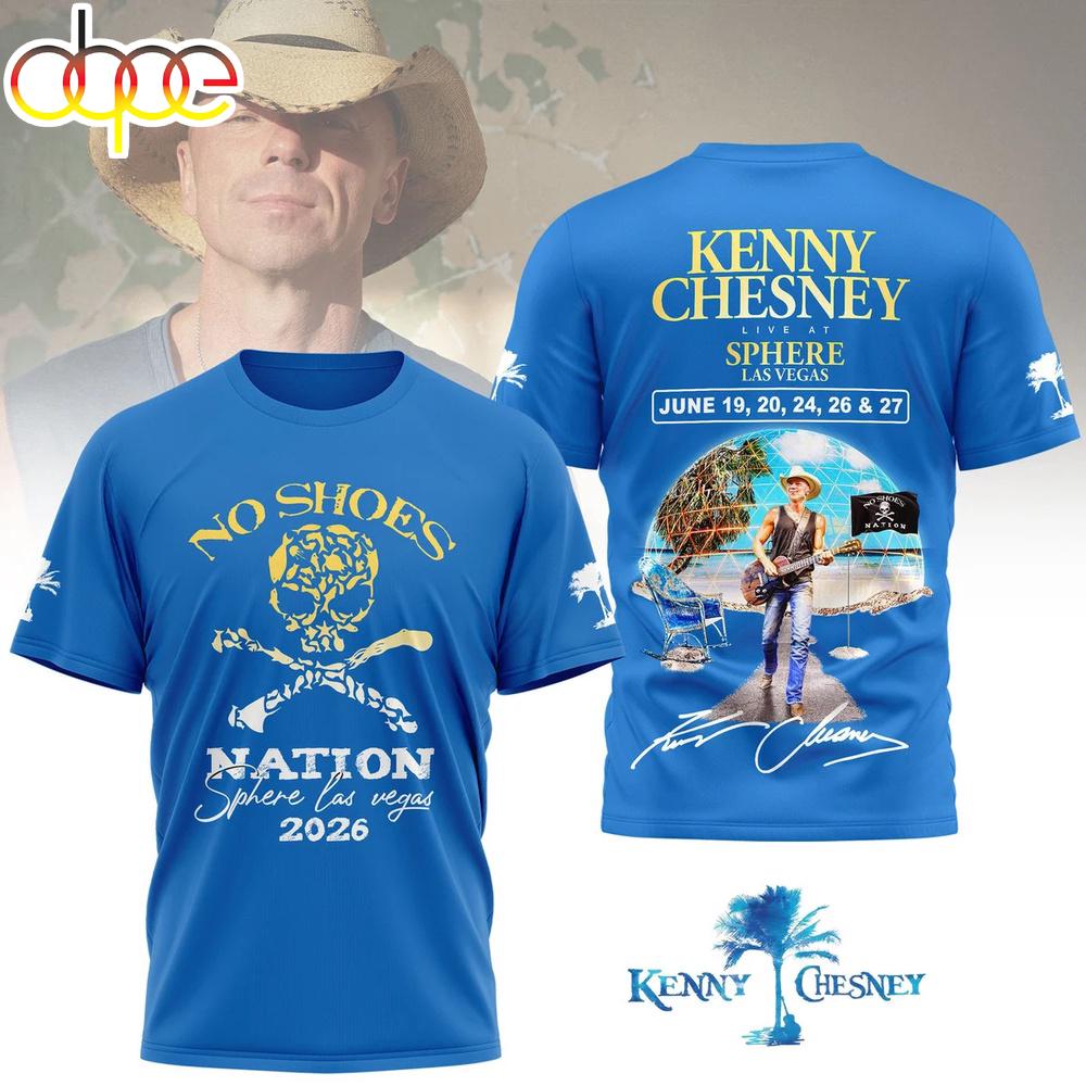 Kenny Chesney 2026 Tour All Over Print Shirt For Fans