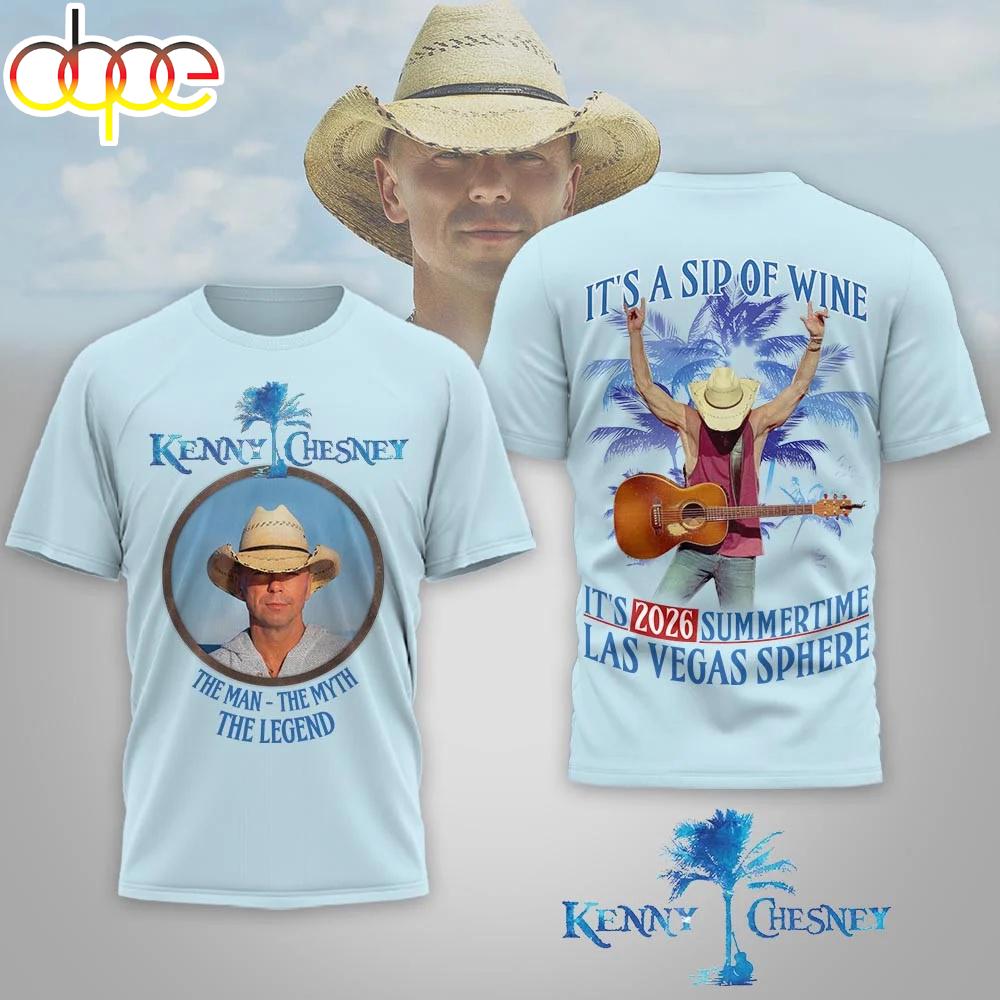 Kenny Chesney The Legend Tour 2026 All Over Print Shirt For Fans