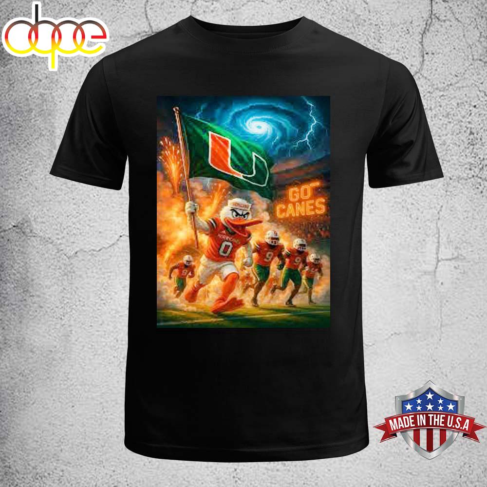 Miami Hurricanes Sebastian Go Game Unisex T-Shirt