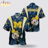 Michigan Wolverines Mickey Mouse l Hawaiian Shirt For Fans Michigan Wolverines Mickey Mouse l Hawaiian Shirt For Fans