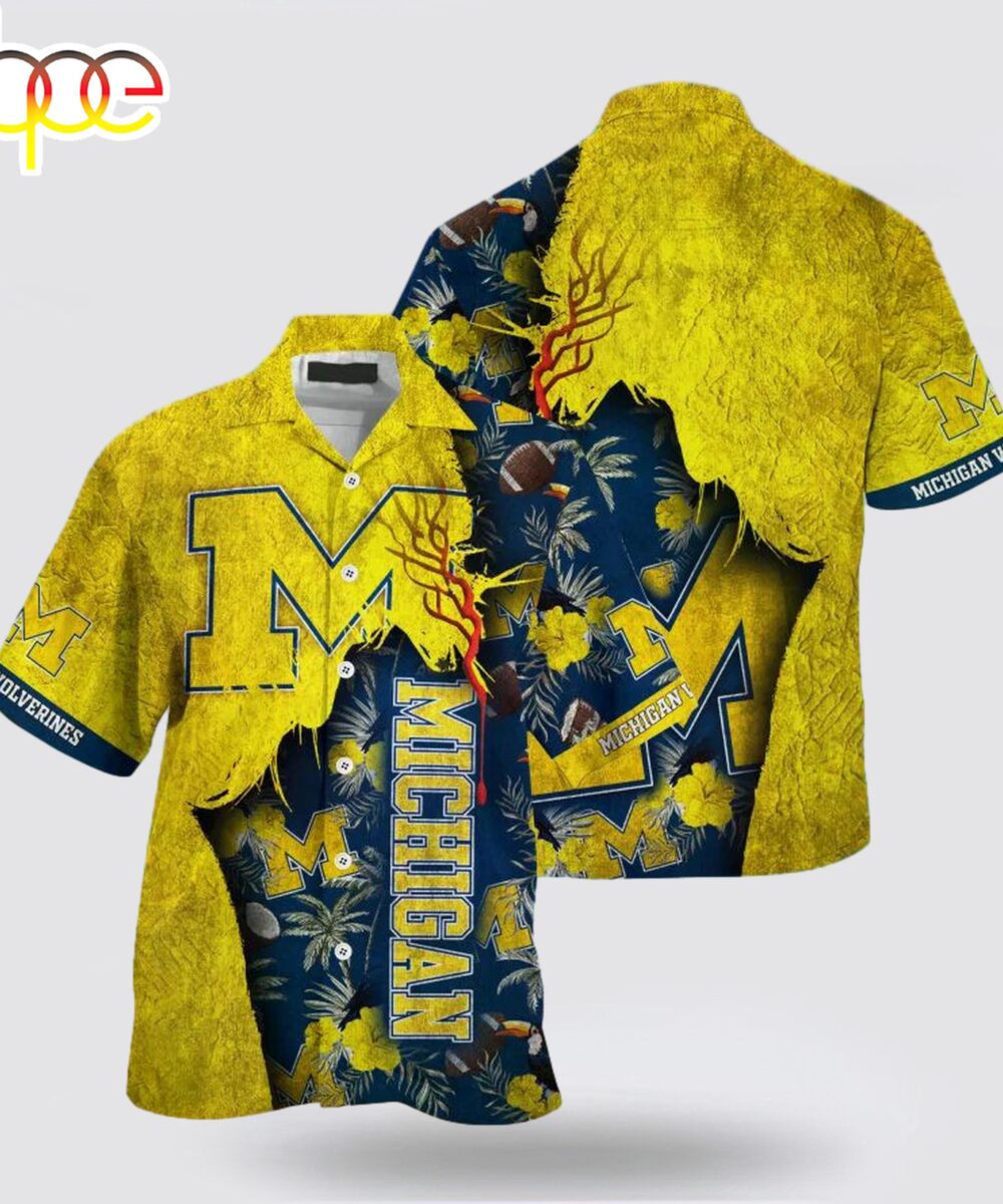 Michigan Wolverines NCAA God Hawaiian Shirt For Fans
