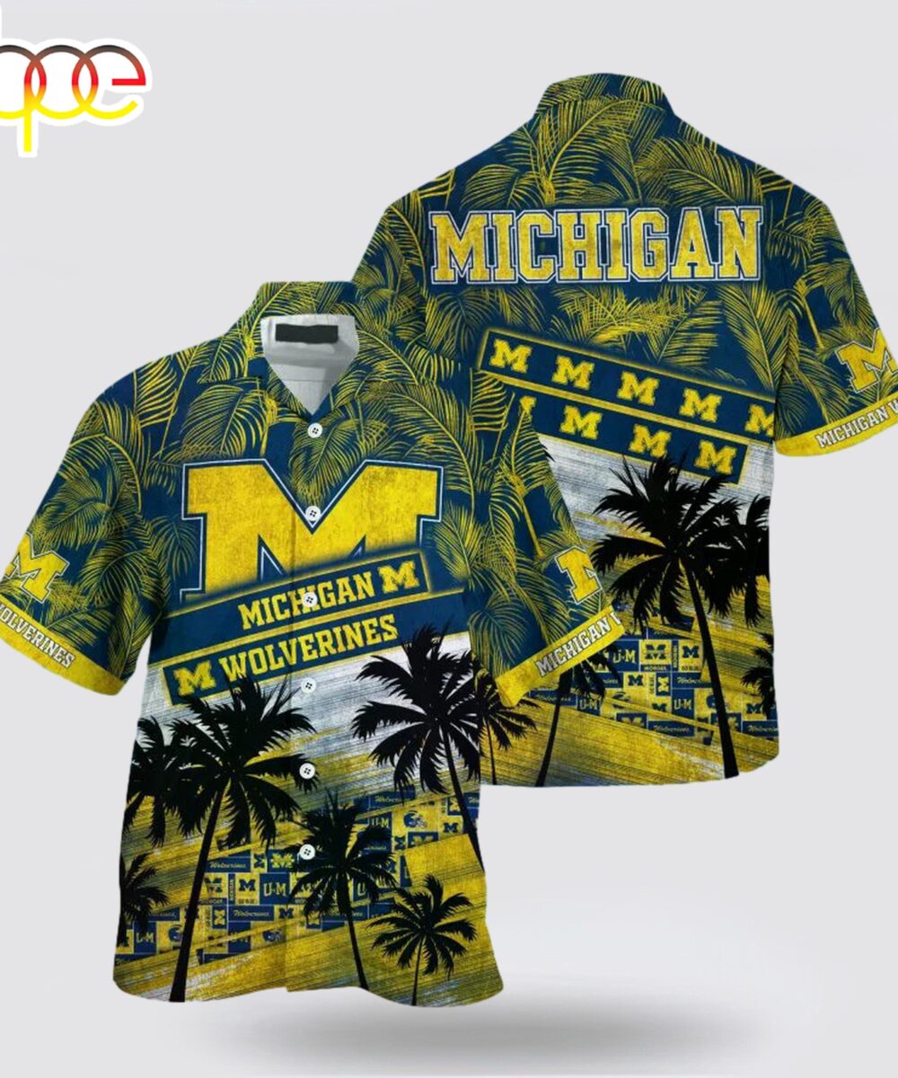 Michigan Wolverines Summer NCAA Hawaiian Shirt For Fans