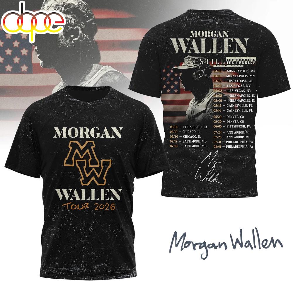 Morgan Wallen Tour 2026 All Over Print Shirt For Fans