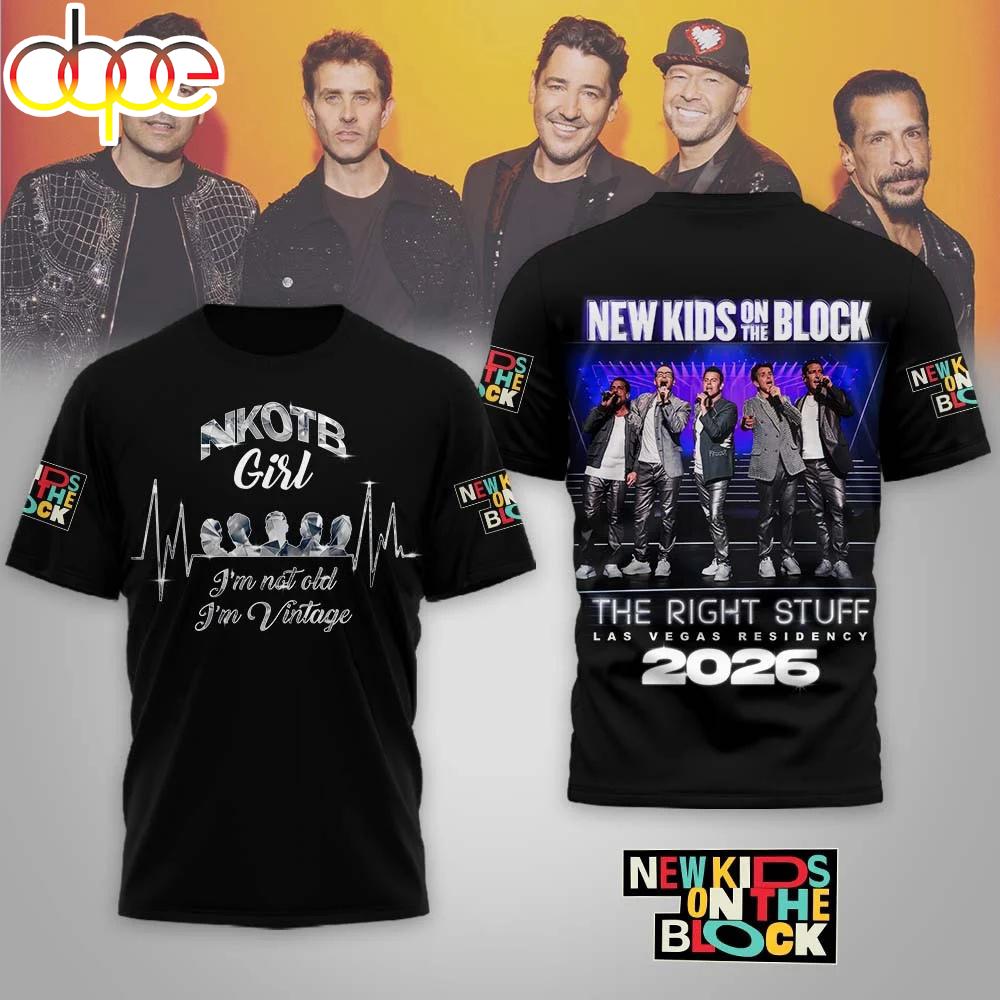New Kids On The Block Tour 2026 All Over Print Shirt For Fans