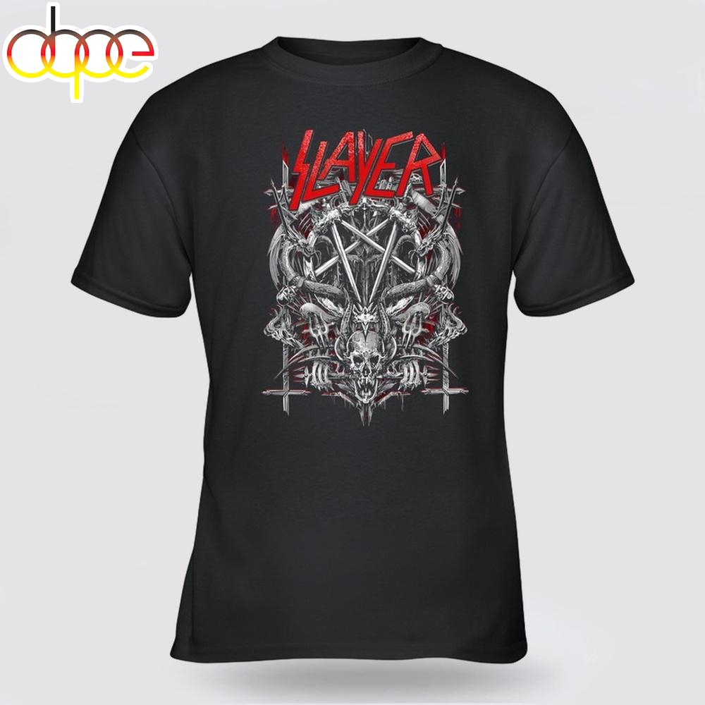 Slayer Skull And Music Unisex T-Shirt For Fans