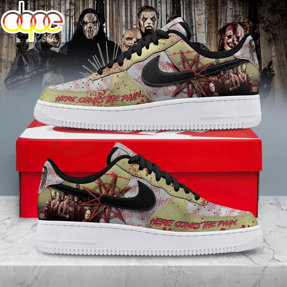 Slipknot Here Comes The Pain Air Force 1 Shoes For Fans