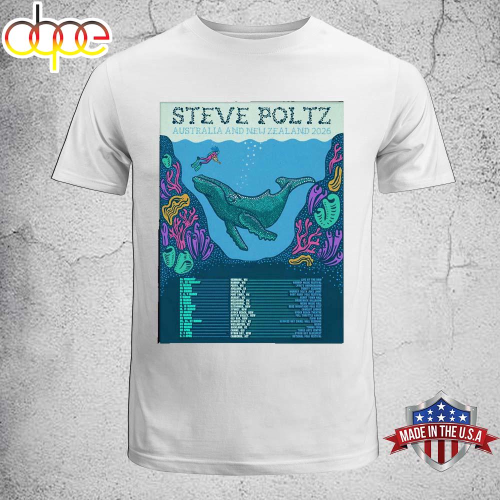 Steve Poltz AUS And NZ Tour 2026 Unisex T-Shirt