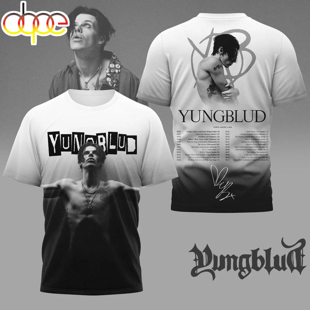 Yungblud Tour 2026 All Over Print Shirt For Fans