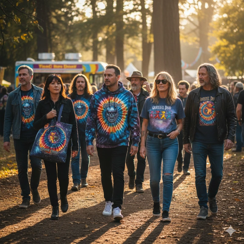 Grateful Dead Fans Gear for Concerts and Everyday Style