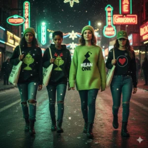 Grinch Fans Gear for Holiday Style and Festive Wear