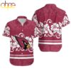 Arizona Cardinals Hibiscus Flowers Hawaiian Shirt For Fans