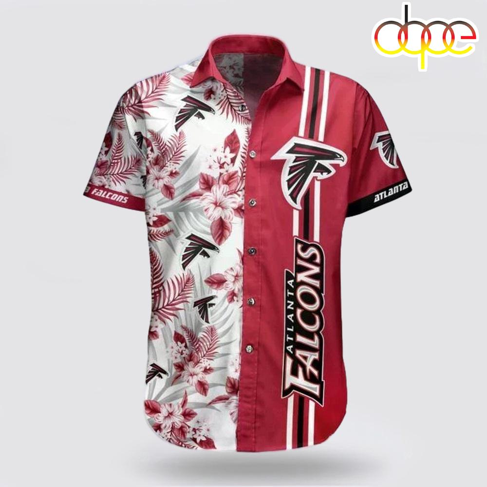 Atlanta Falcons Flowers Hawaiian Shirt