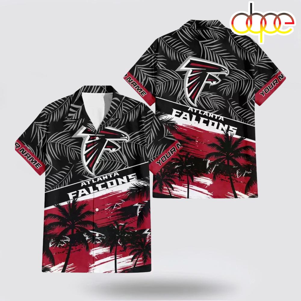 Atlanta Falcons Tree Tropical Hawaiian Shirt