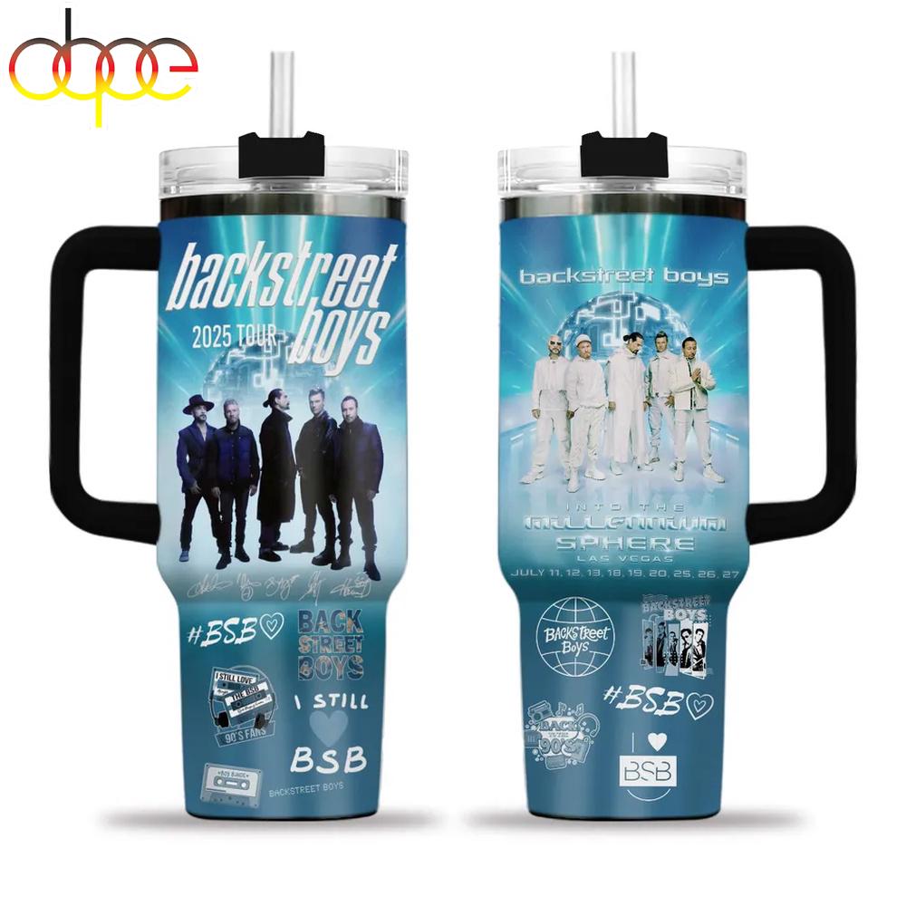 Backstreet Boys Tumbler 40Oz With Handle For Fans Backstreet Boys Tumbler 40Oz With Handle For Fans