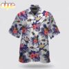 Baltimore Ravens Flowers Pattern Hawaiian Shirt