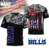 Buffalo Bills NFL Veteran Suicide Awareness 3D Shirt For Fans