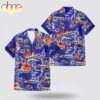 Custom Name Baltimore Ravens Logo Flowers Hawaiian Shirt