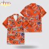 Custom Name Cincinnati Bengals Logo Flowers Hawaiian Shirt Custom Name Cincinati Bengals Logo Flowers Hawaiian Shirt
