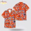 Custom Name Denver Broncos Logo Flowers Hawaiian Shirt Custom Name Denver Broncos Logo Flowers Hawaiian Shirt