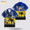 Custom Name Los Angeles Rams Tree Hawaiian Shirt Custom Name Los Angeles Rams Tree Hawaiian Shirt