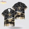 Custom Name New Orleans Saints Tree Leaves Hawaiian Shirt Custom Name New Orleans Saints Tree Leaves Hawaiian Shirt