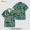Custom Name New York Jets Logo Flowers Hawaiian Shirt Custom Name New York Jets Logo Flowers Hawaiian Shirt