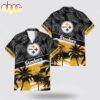 Custom Name Pittsburgh Steelers Tree Leaves Hawaiian Shirt Custom Name Pittsburgh Steelers Tree Leaves Hawaiian Shirt