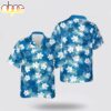 Detroit Lions Flowers And Leaves Pattern Hawaiian Shirt