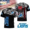 Detroit Lions NFL Veteran Suicide Awareness 3D Shirt For Fans