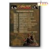 Gorillaz The Mountain Tour 2026 Poster Canvas Gorillaz The Mountain Tour 2026 Poster Canvas