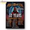 Halloween 40 Year Anniversary Tour Music Poster Canvas Halloween 40 Year Anniversary Tour Music Poster Canvas