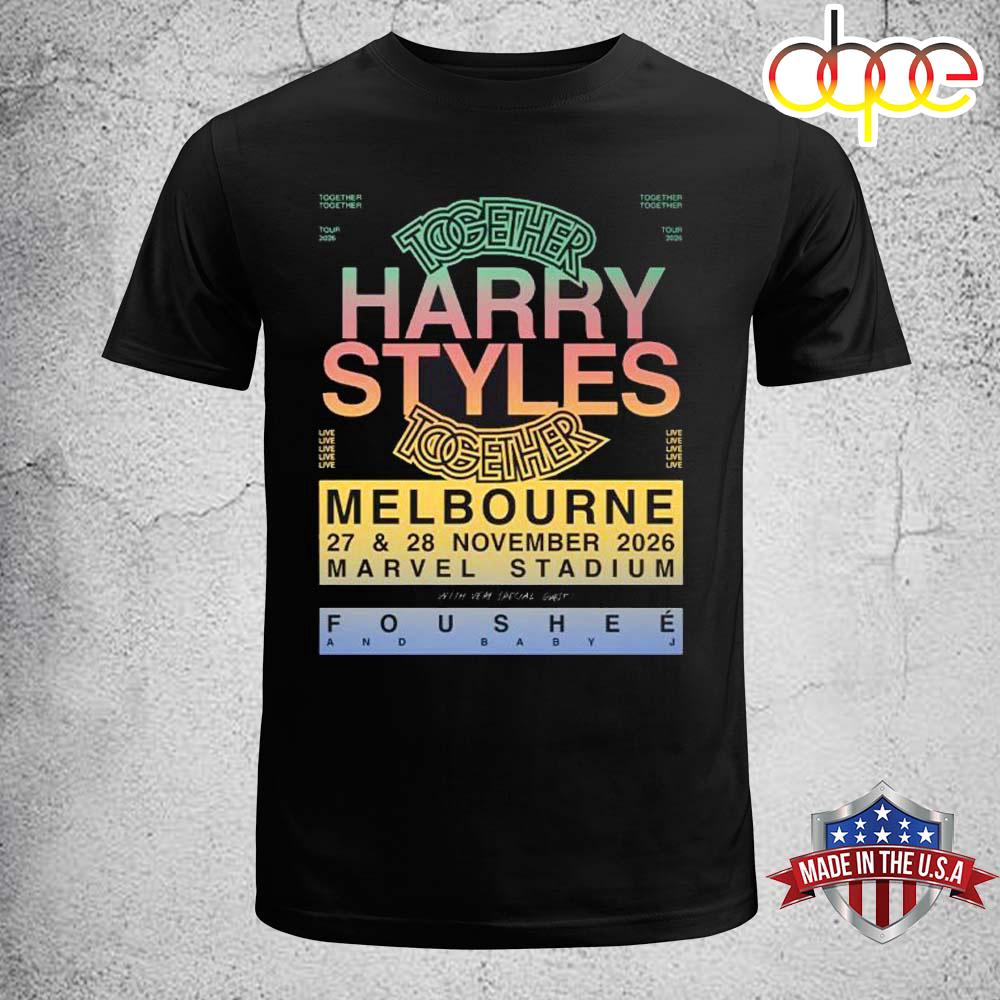Harry Styles Together Together Tour 2026 Melbourne Australia Unisex T-Shirt