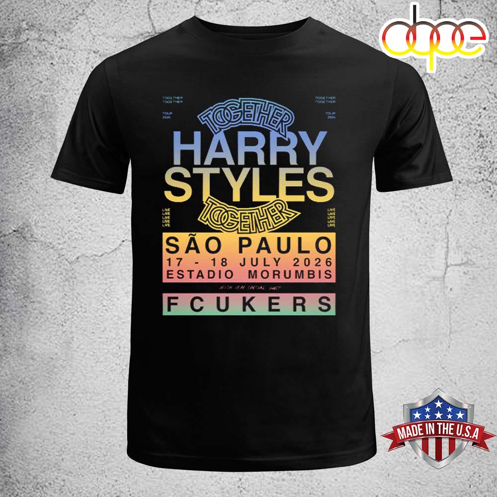 Harry Styles Together Together Tour 2026 Sao Paulo Brazil Unisex T-Shirt