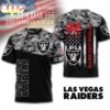Las Vegas Raiders NFL Veteran Suicide Awareness 3D Shirt For Fans