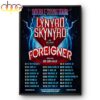 Lynyrd Skynyrd x Foreigner Music Tour 2026 Poster Canvas Lynyrd Skynyrd x Foreigner Music Tour 2026 Poster Canvas