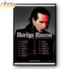 Marilyn Manson 2026 tour Poster Canvas Marilyn Manson 2026 tour Poster Canvas