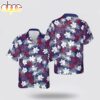 New York Giants Flowers Pattern Hawaiian Shirt