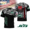 New York Jets NFL Veteran Suicide Awareness 3D Shirt For Fans