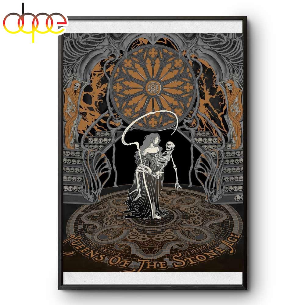 Queens of the Stone Age 20 Oct Paris Poster Canvas For Fans