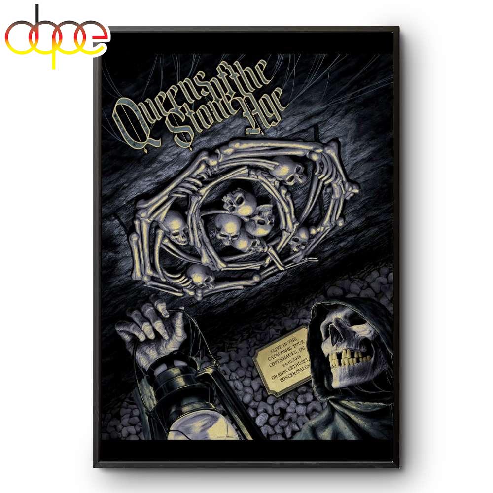 Queens of the Stone Age 24 Oct Copenhagen Poster Canvas For Fans