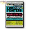 Queens of the Stone Age x Foo Fighters Tour 2026 Poster Canvas For Fans